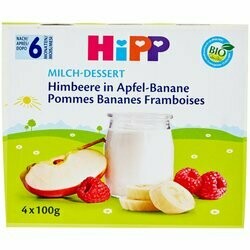 Hipp Brassé Pommes Framboises Bananes 400g