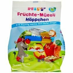 Hipp Snacks aux fruits &amp; muesli bio 100g