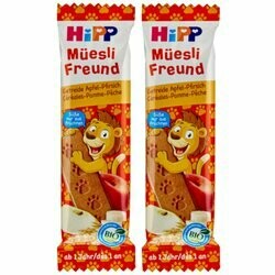Hipp Barre lion aux céréales &amp; pomme 12 mois+ 2x 20g
