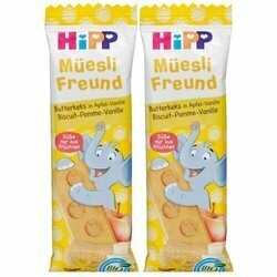 Hipp Barre éléphant aux biscuits 12 mois+ 2x 20g