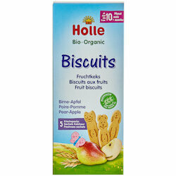 Holle Biscuits à la poire &amp; pomme bio 10 mois+ 100g