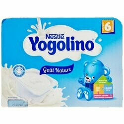 Mini Jogolino Yogourts nature 6 mois+ 6 pièces 360g