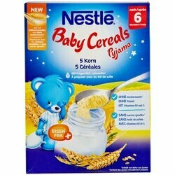 Nestlé Baby Cereals Semoule Pyjama aux 5 céréales 6 mois+ 250g