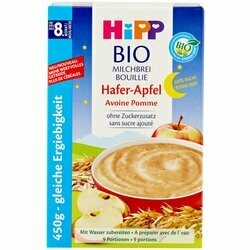 Hipp Bouilli à la pomme Bonne Nuit bio 8 mois+ 450g