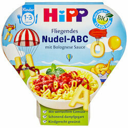 Hipp Pâtes ABC avec sauce bolognaise bio 12 mois+ 250g
