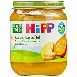Hipp Purée de potiron &amp; pommes de terre 4 mois+ 125g