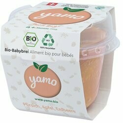 Yamo Purée Peach Boys 4 mois+ 118g