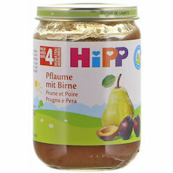 Compote Hipp Prune-Poire 4m+  190g