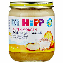 Hipp Purée de fruits, yogourt &amp; muesli bio Bon Matin 10 mois+ 160g
