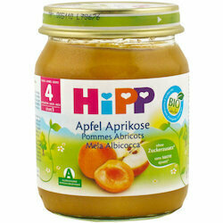 Hipp Purée d&#39;abricot &amp; pomme bio 4 mois+ 125g