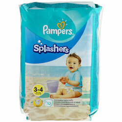 Pampers Couches de baignade Splashers Gr. 3-4 6-11kg 12 pièces