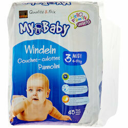 My Baby Couches Gr. 3 Midi 4-9kg 45 pièces