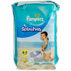 Pampers Couches de baignade Splashers Gr. 4-5 9-15kg 11 pièces