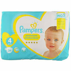 Pampers Couches Premium Protection Gr. 4 Maxi 9-14kg 39 pièces