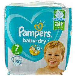 Pampers Couches Baby Dry Gr. 7 Extra Large 15+ kg 31 pièces