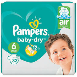 Pampers Couches Baby Dry Gr. 6 Extra Large 13-18kg 34pièces