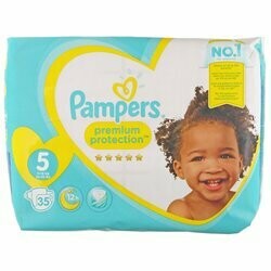 Couches Pampers Premium protection taille 5 11-16kg 34 pièces