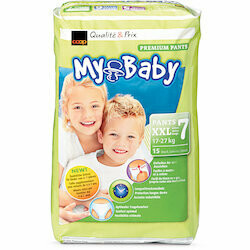 My Baby Couches de nuit Gr. 7 Pants XXL 17-27kg 15 pièces