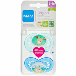 MAM Original Lolette 6-16 Silicone Boy 2pce