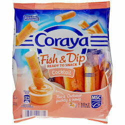 Coraya Fish MSC & Dip avec sauce cocktail 210g