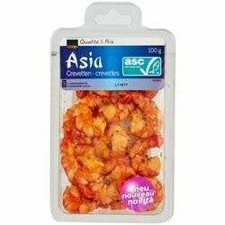 Crevettes asiatiques ASC 100g
