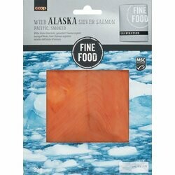 Fine Food Saumon argenté sauvage MSC de l'Alaska 90g