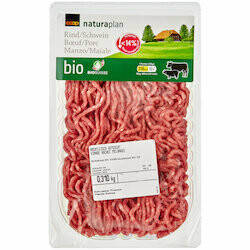 Bio Mélange de viande de boeuf &amp; porc haché 300g