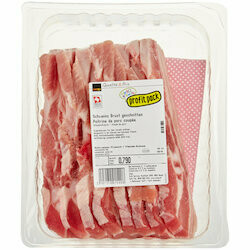 Poitrine de porc env. 750g