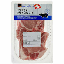 Naturafarm Côtelettes de porc 2 pièces env. 400g