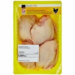 Haut de cuisses de poulet 4 pièces env. 480g