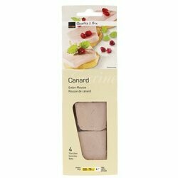 Mousse de canard 4 tranches env. 4x25g 100g