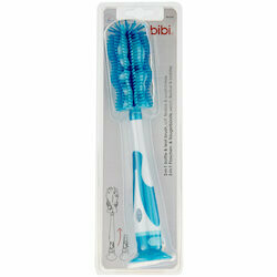 Bibi Brosse goupillon avec rince-tétine assortis