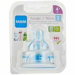 MAM Tétine en silicone taille 3 4 mois+ 2pce