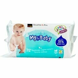 My Baby Lingettes humides à l&#39;eau 72 pièces