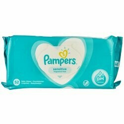 Pampers Lingettes humides Sensitive 52 pièces