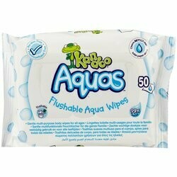 Kandoo Lingettes humides Aqua 50 pièces