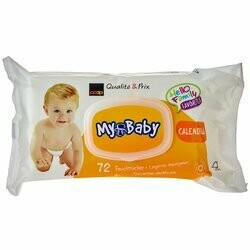 My Baby Lingettes humides au calendula 72 pièces