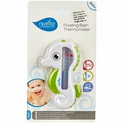 Nuvita Thermomètre de bain hippocampe verte 0 mois+