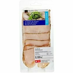 Poitrine de poulet aux herbes de Provence 120g