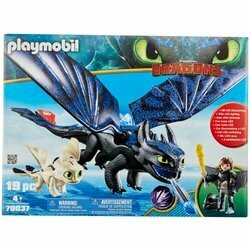 Playmobil Toothless &amp; Hicks 70037 4 ans+