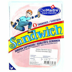 Del Maître Jambon pour sandwiches 120g