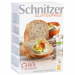 Schnitzer Pain aux graines de chia &amp; quinoa bio sans gluten 500g