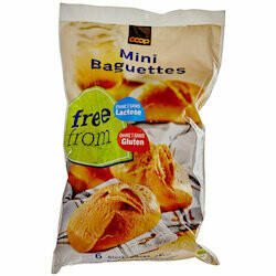 Free From Mini baguettes sans gluten &amp; lactose surgelées 6 pièces 390g