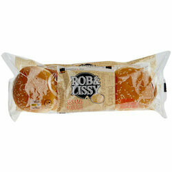 Rob &amp; Lissy Pains pour hamburgers avec graines de sésame 6 pièces 345g