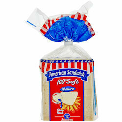 Pain de mie nature sans croûte 12 tranches 500g