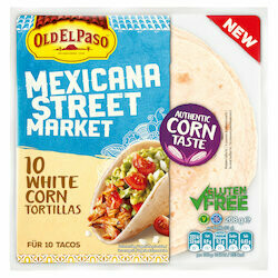 Old El Paso Mini tortillas au maïs Street Market sans gluten 10 pièces 208g