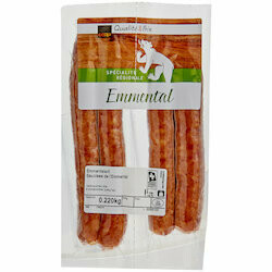 Saucisses d&#39;Emmental 220g