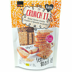 Karma Crackers à l'épeautre & quinoa Crunch It 110g