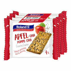 Roland Crackers pomme & graines de chia 130g