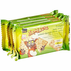 JaMaDu Crackers à la pomme & épeautre 4 paquets 153g